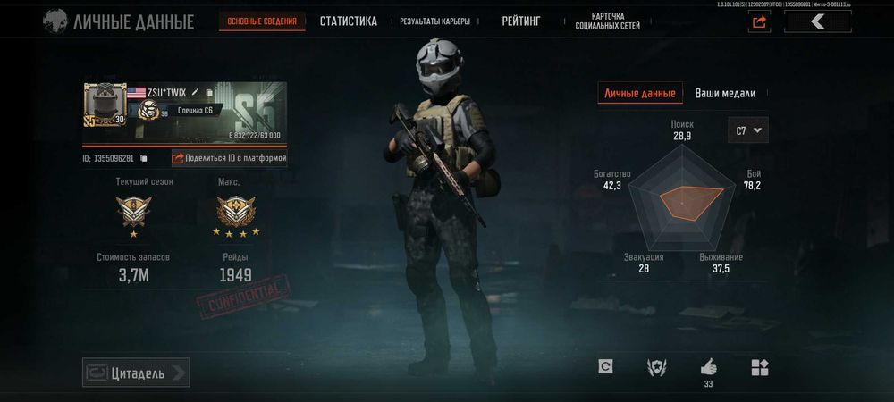 Аккаунт,Арена брейкуат