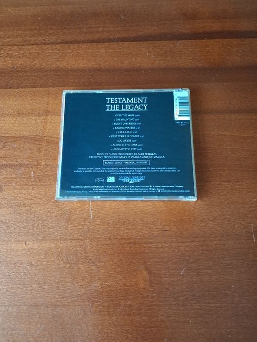 Testament The Legacy CD