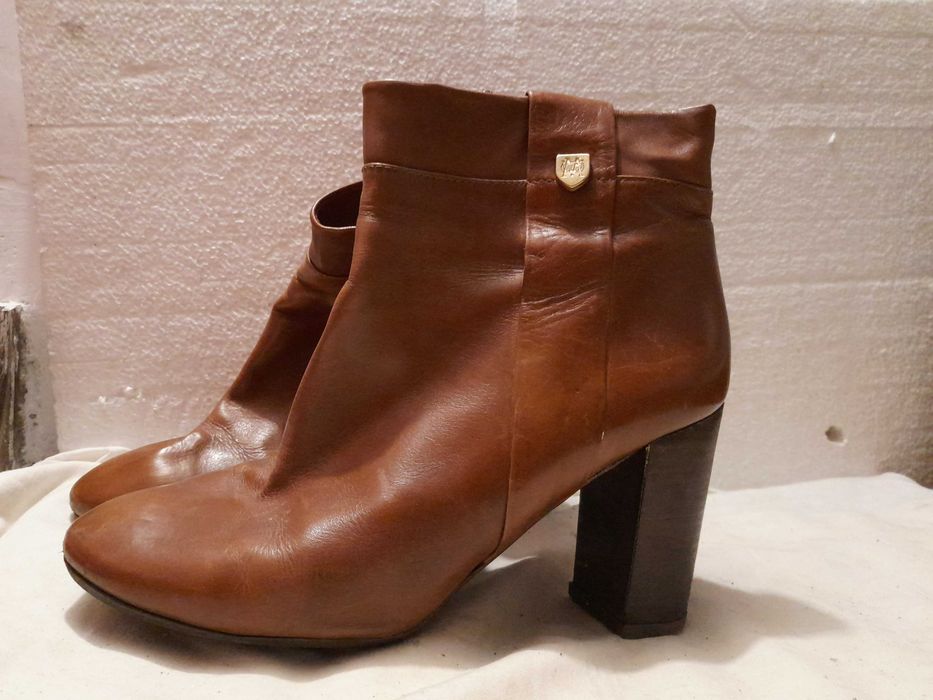buty botki/ SKÓRA naturalna Massimo Dutti roz. 41