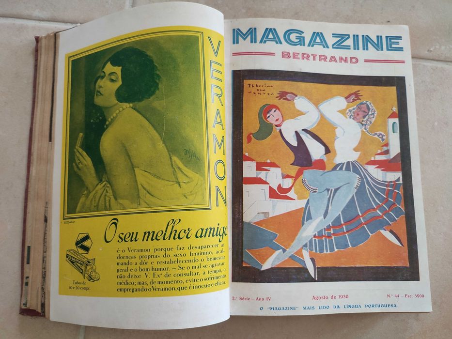 Magazine Bertrand - 6 Revistas encadernadas num volume - 1930