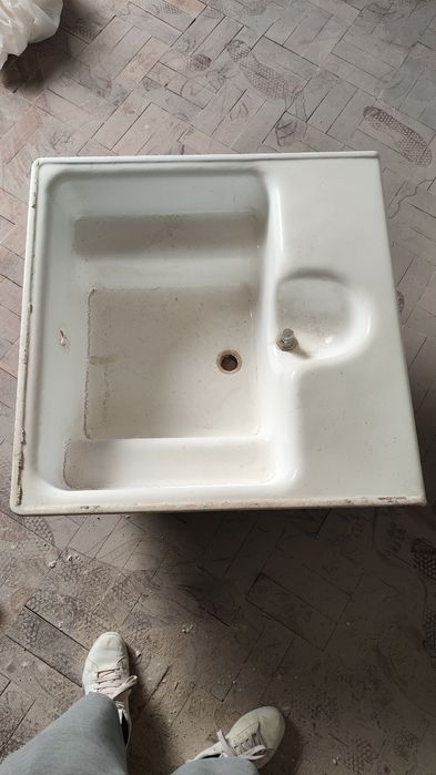 Base de Duche / Poliban Antigo em Ferro Fundido Esmaltado - Fundição d