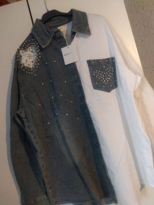 Nowa z metką koszula pół na pół