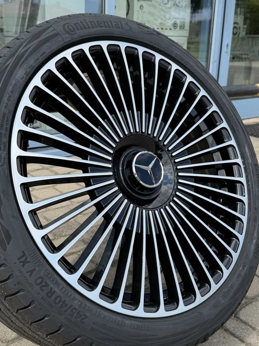 Nowe koła Mercedes 20" cali S klasa w223 czarno srebrne wieloszprychowe