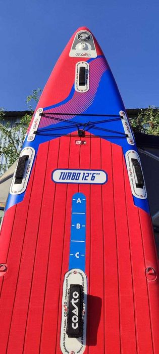 COASTO TURBO 12'6 381x76 САП доска SUP дошка 2 СЛОЯ борд board Paddle SUP дошка 2 шари слоя САП доска надувна Stand Up board борд SUB SAP надувная