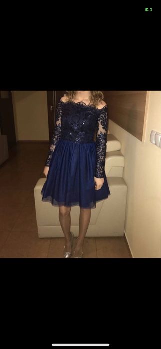 Sukienka LOU z koronką