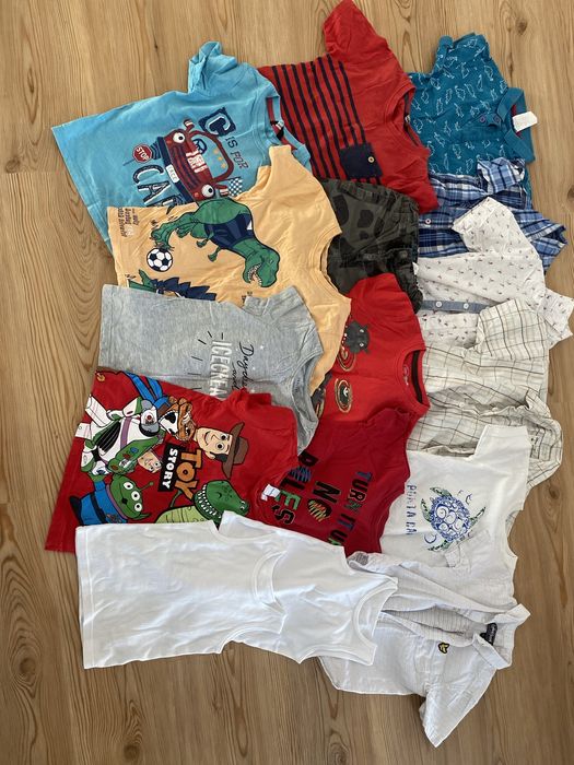 Lote roupas menino 4-5 anos verao 16 pecas