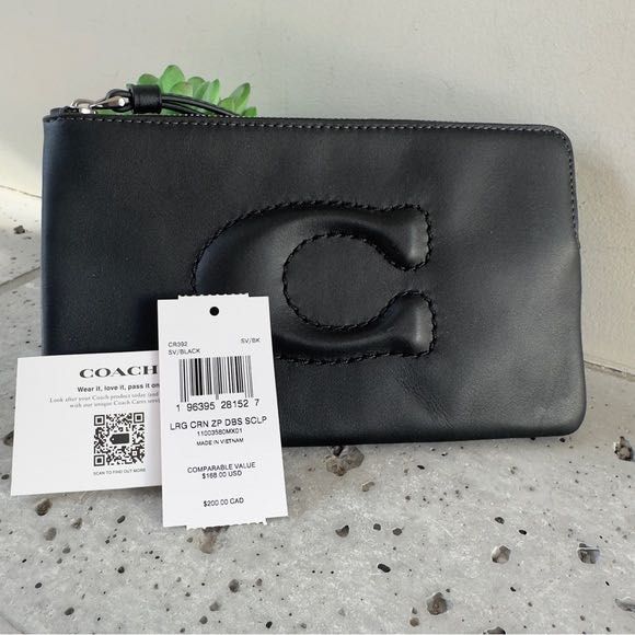 Женский кожаный кошелек Coach оригинал жіночий гаманець оринінал