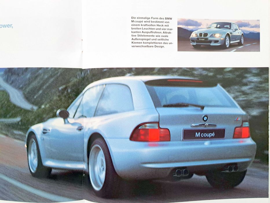BMW M-Power 1999 prospekt 46 str./ M3 E36, M5 E39, MRoadster & MCoupe