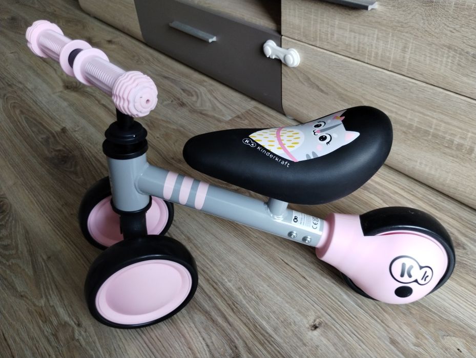 NOWY Kinder Kraft Cutie różowy rowerek biegowy trójkołowy  1+ 12msc+