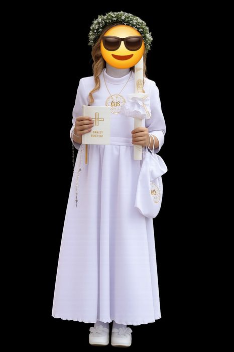 Komunijna alba dla dziewczynki