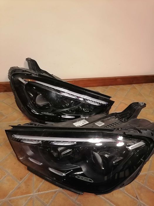 Farol Mercedes Gle w167 c167 ótica óptica Led multibeam