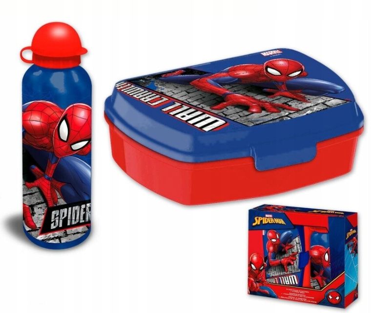 Bidon + Śniadaniówka Lunch Box Spider-Man SPIDERMAN