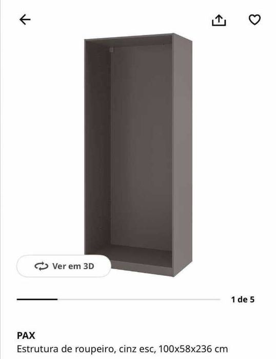 IMPERDÍVEL - Guarda roupas PAX IKEA completo