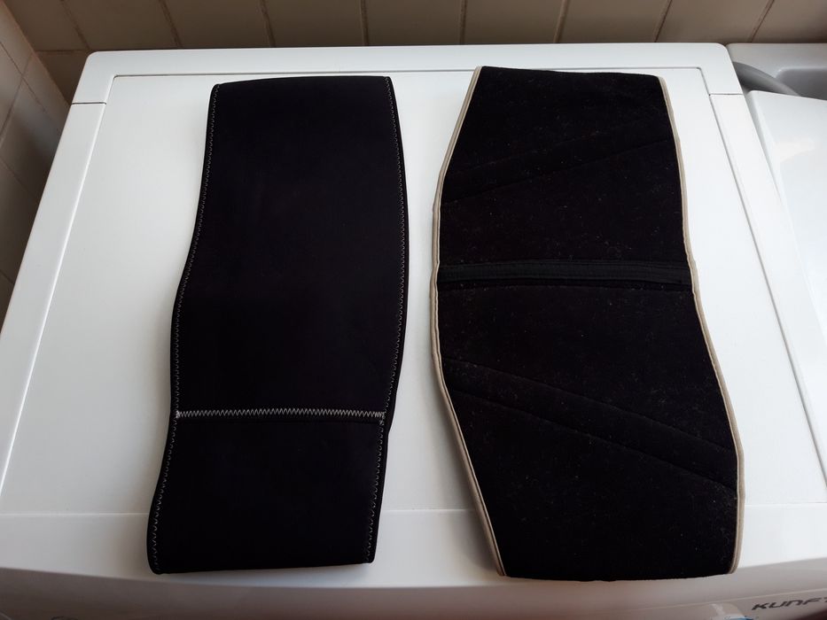 2 cintas lombares para aliviar zona abdominal e lombar