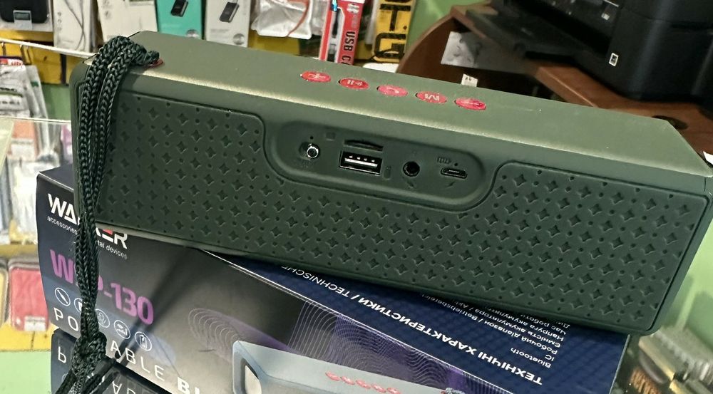 Портативная Bluetooth Колонка Walker WSP-130 Green