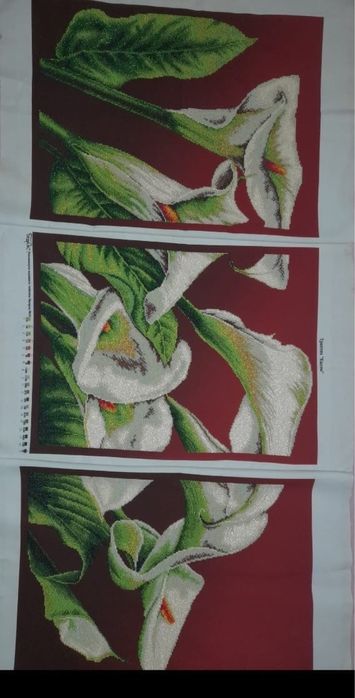 Картина з бісеру «Білі кали»