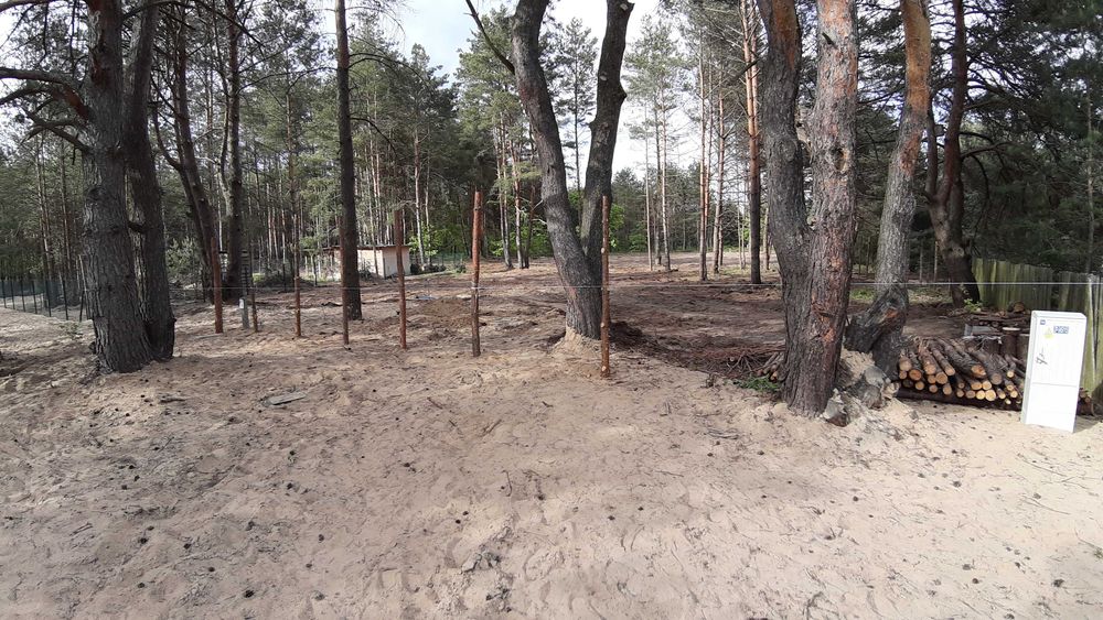 Sprzedam działkę Orchówek Jezioro Glinki Powierzchnia działki 1239 m²