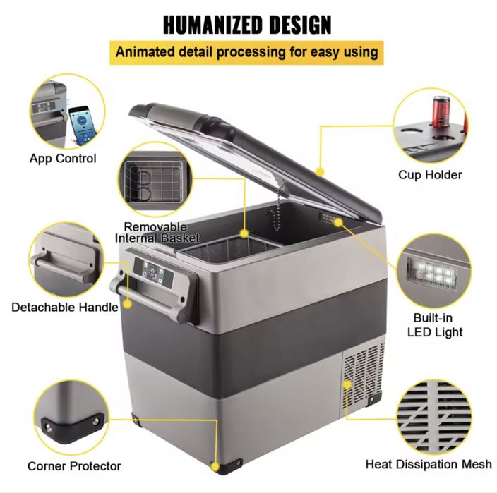 Frigorífico/ Congelador Portátil Vevor/ alpicool.