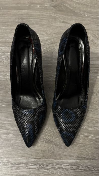 Buty szpilki skórzana