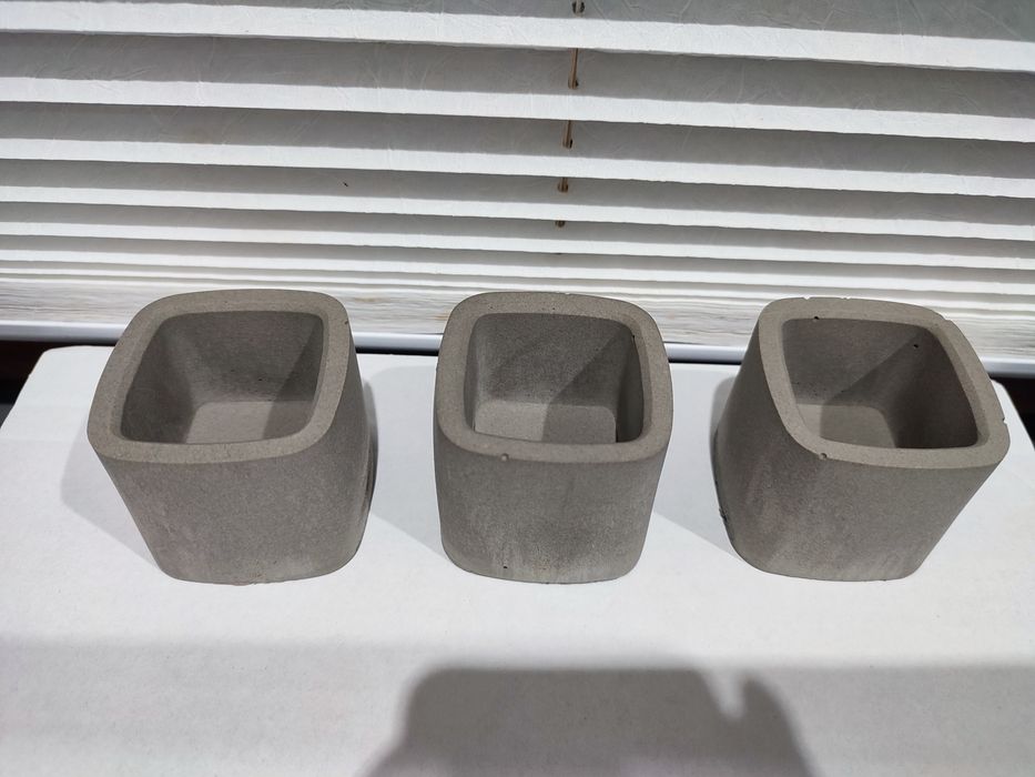 3xMini doniczki na sukulenty