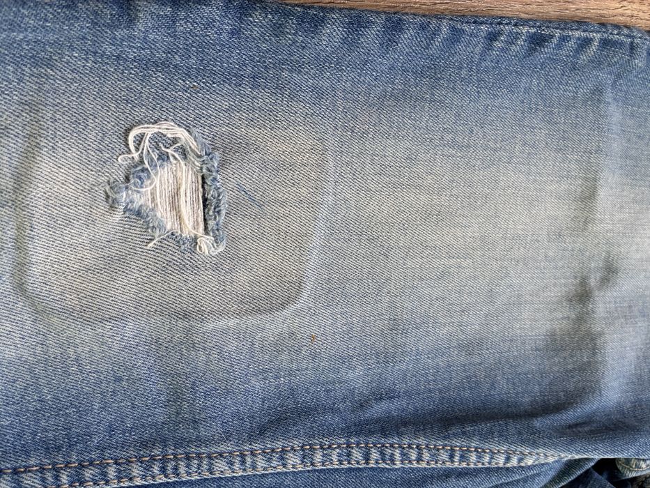Spodnie dziewczęce jeansy H&M 140 skinny fit denim