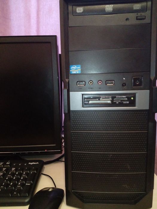 Бюджетний ігровий ПК (Xeon 8 потоків / 16GB / без Відеокарти)+Монітор 22"доп+Подарунки