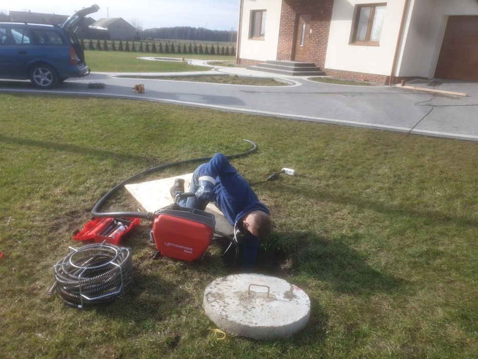 Hydraulik Udrażnianie i Rur kanalizacyjnych Wuko przegląd kamerą 24h7