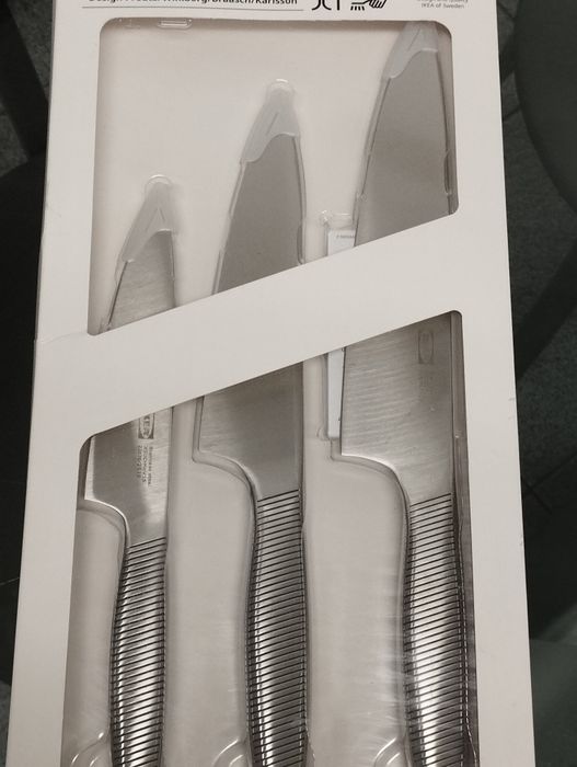 Conjunto de 3 facas chef Ikea 365+