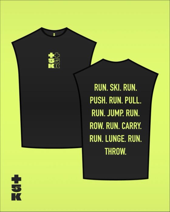 T-shirt sem mangas Hyrox / Hybrid + 5k