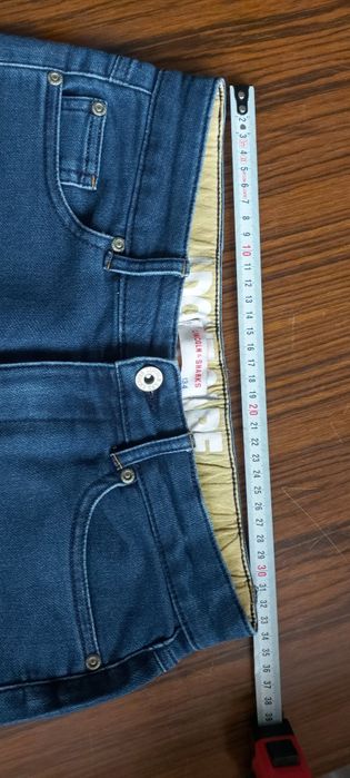 Spodenki chłopięce shorty 134 jeans Lincoln &Shark