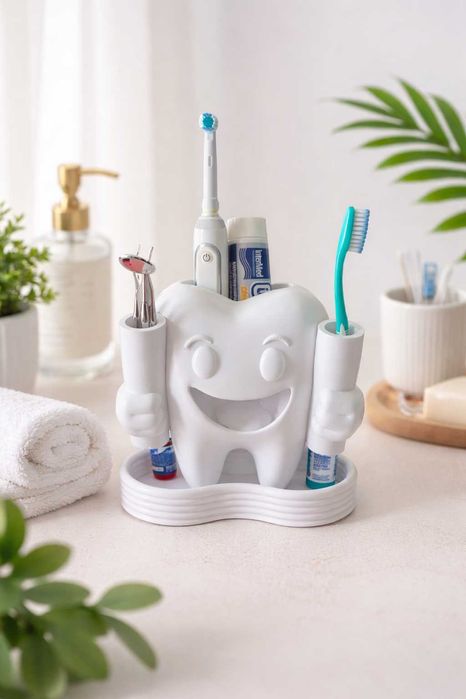 Suporte para Escovas de Dentes Divertido – Organizador Casa de Banho