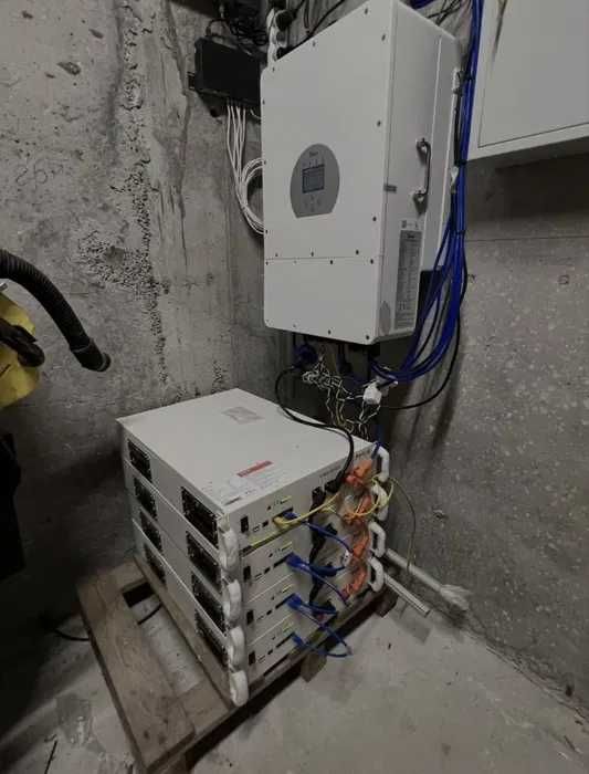 продаж та встановлення Deye інвертори+аккумулятори