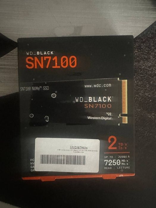 SSD WD BLACK SN7100 2TB NVMe M.2 PCIe 4.0