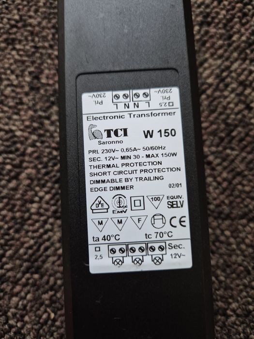 Transformator elektroniczny TCI 150W zasilacz