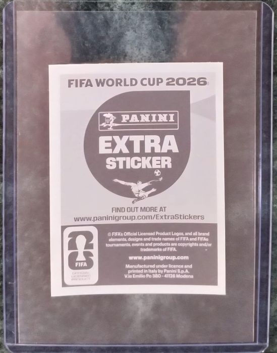 Panini Extra Stickers GOLD