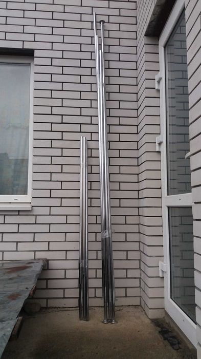 Труба хромированная для одежды d-25 мм, 3000 мм, 0,6 мм