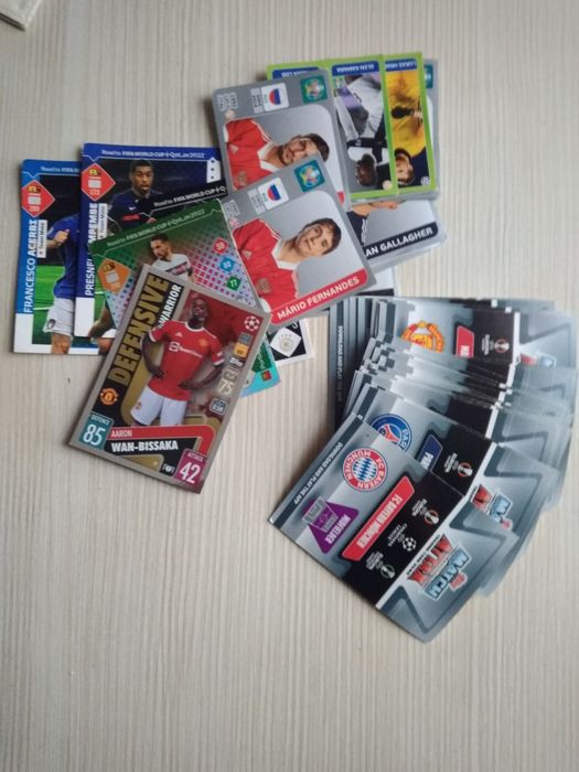 Карточки Panini,Match Attax... футбол