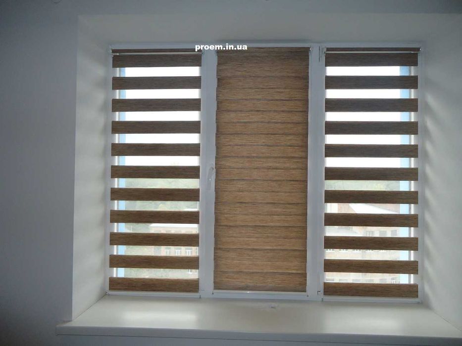 Рулонні штори, тканинні ролети, жалюзі NEO 15 395х441 День-Ніч Львів