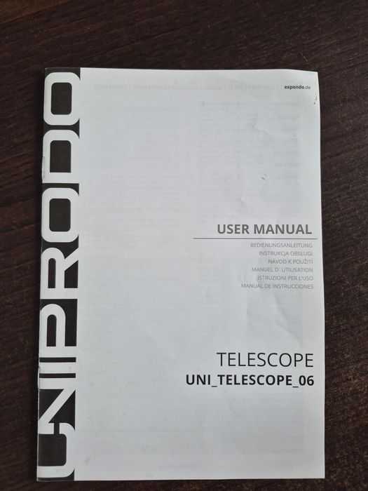 Teleskop astronomiczny Newtona Uniprodo