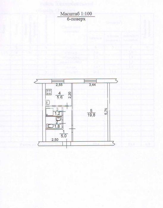 Продаётся однокомнатная квартира в Одессе, на Овидиопольской дороге 3