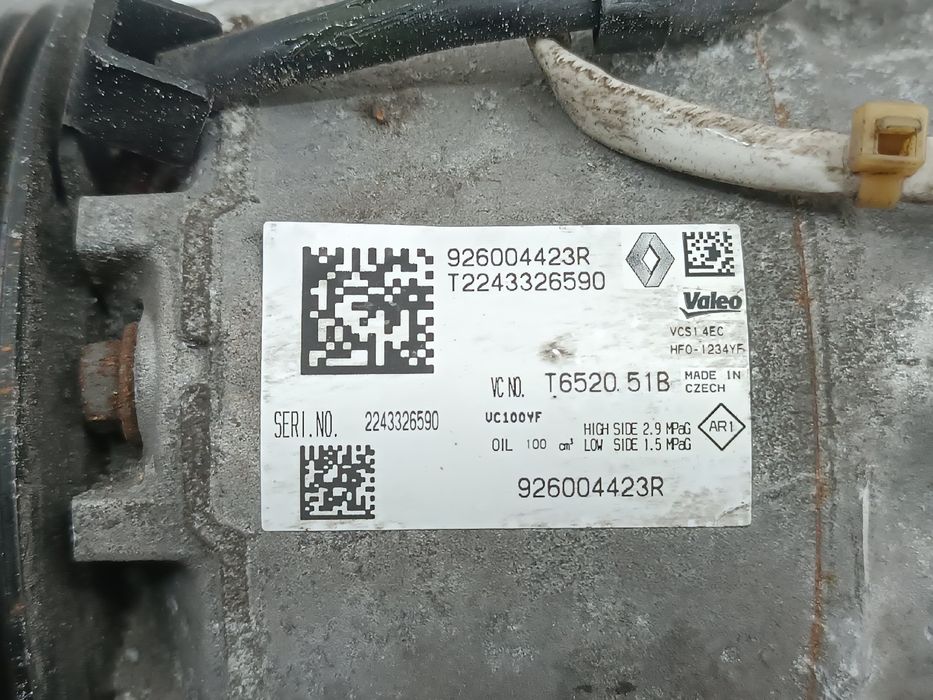 Compressor de Ar Condicionado - RENAULT CAPTUR II | 20 -