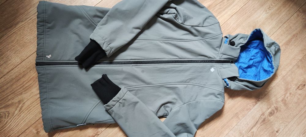 Kurtka Softshell Greyse 34 szara z wkładkami ciążowa do noszenia dziecka
