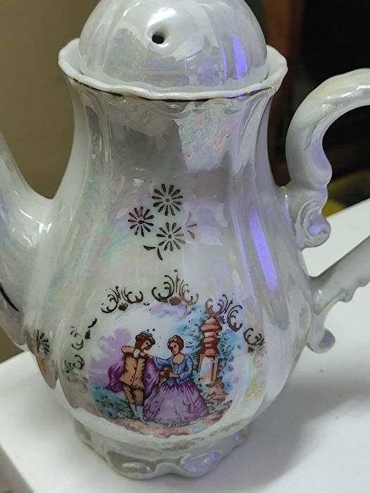 Lindo Antigo Bule Ceramica Japao