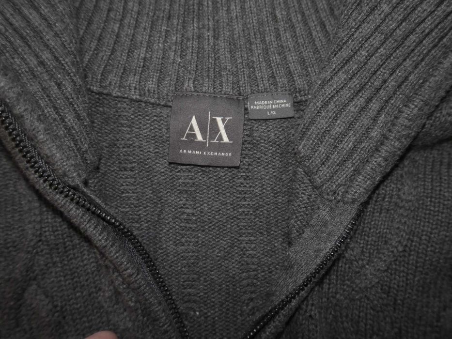 Armani sweter halfzip M/L