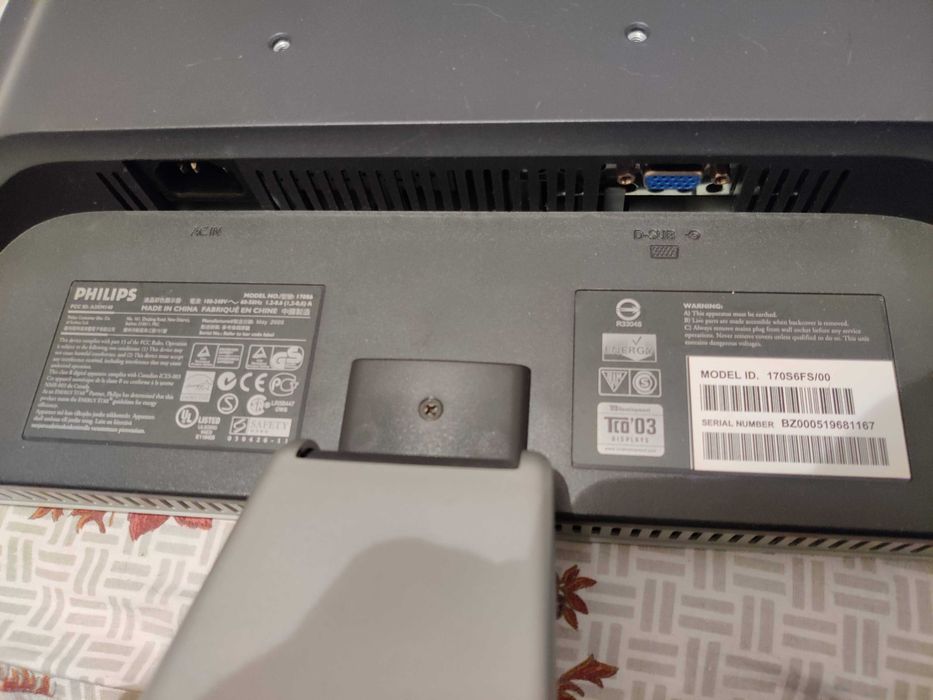 Monitor Philips 170S 17"