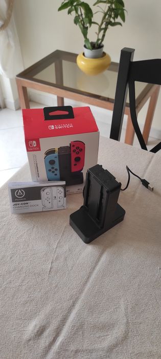 Carregador de comandos Joy Con Nintendo Switch