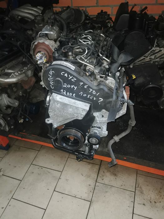 Motor vw 1.6 tdi 105cv cayz
