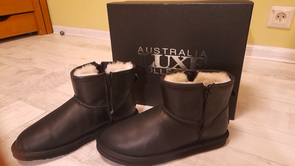 Mega okazja!!! Oryginalne śniegowce Mens Cosy X Short Leather Boot r.4