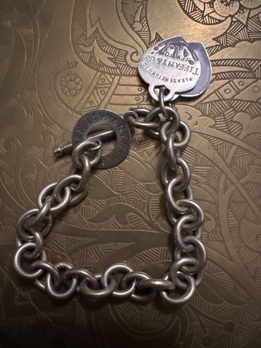 Oryginalna bransoletka Tiffany srebrna pr 925 18cm jak nowa