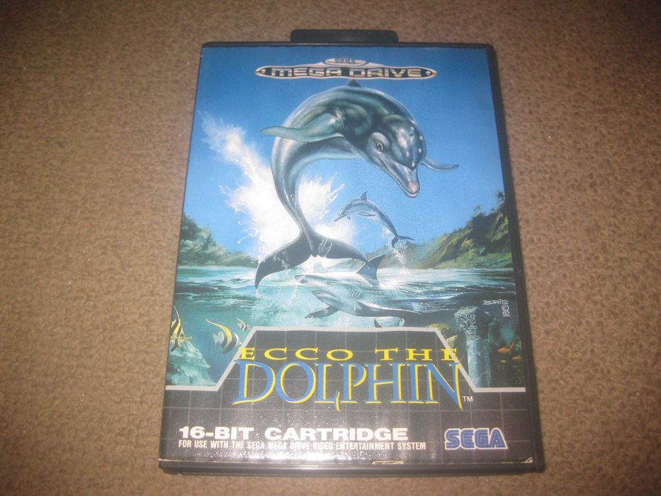 Jogo "Ecco The Dolphin" para Sega Mega Drive